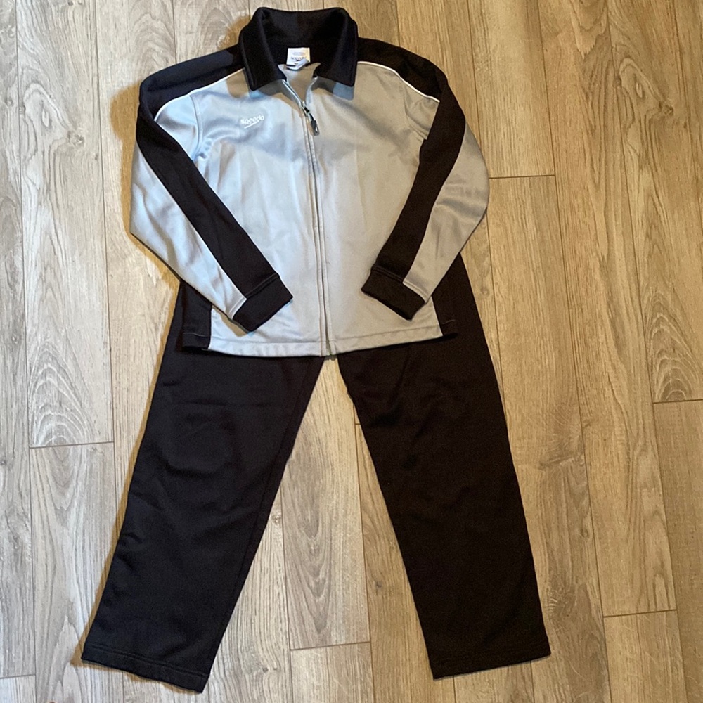 Speedo USA Youth Streamline Swim Warm Up Jacket and Pants.  Size Medium.